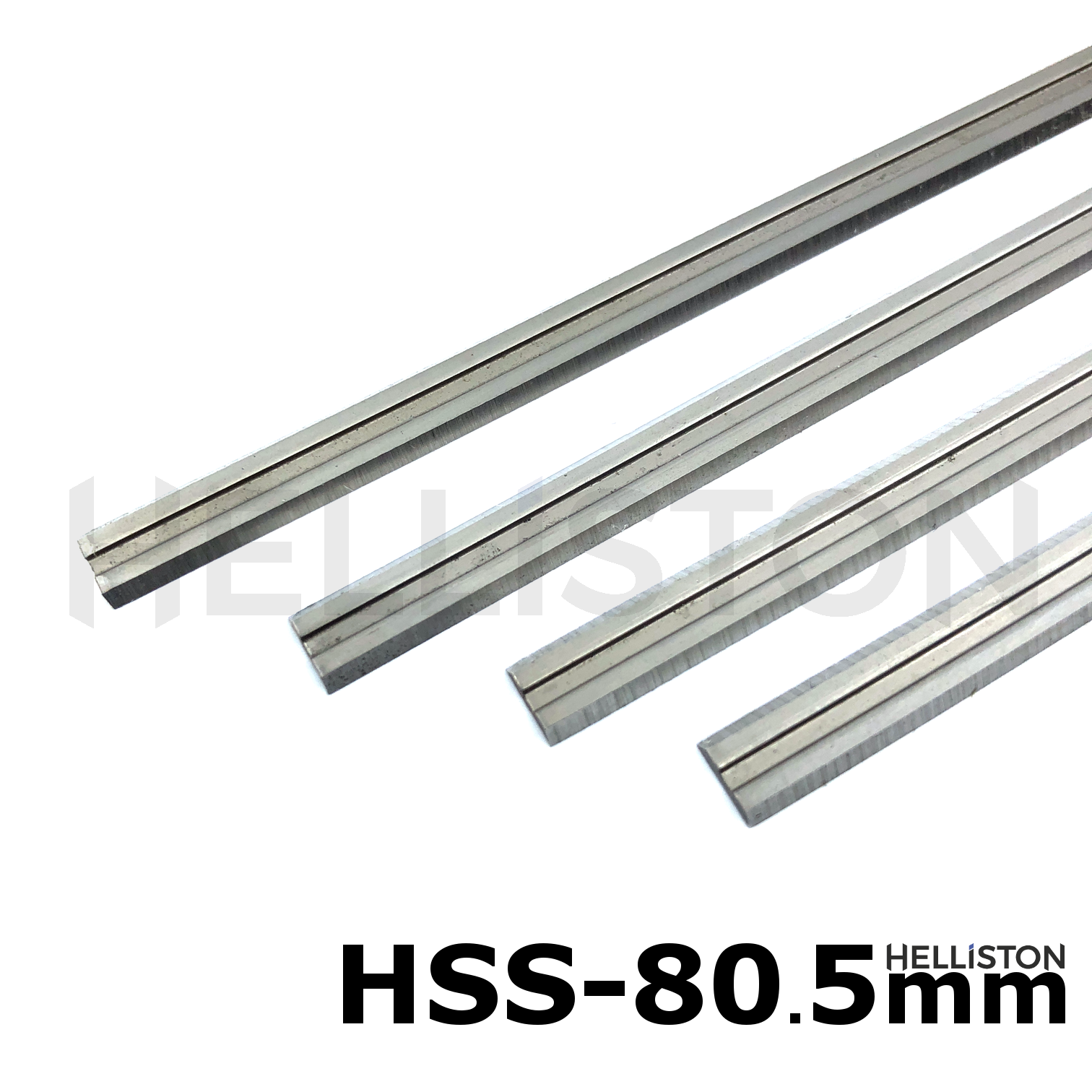 HSS Planer Blades, Reversible blades 80,5 mm, High-speed-steel, double-sided, for electrical planers, AEG 450, Dewalt DW676K, ELU MFF40, MF8F80, MFF81
