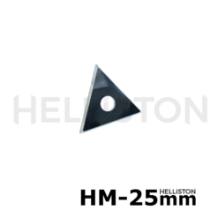 Carbide replacement paint scraper blade 25mm, spare blade for paint scraper, Helliston Carbide blade 25mm, triangular, heavy duty scraper (for Bahc Ergo 625, Sandvik, Storch, Techno, Allway etc.)