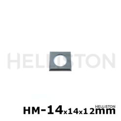 HM Carbide Reversible knives 14 x 14 x 1,5 mm for cutter heads, hard metal (Tungsten Carbide) for Solid Wood, HDF, MDF, Particle board, rabbeting, rounding, chamfering cutter head, spiral, helical cutterhead