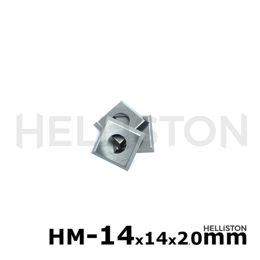 HM Plaquettes carbure réversibles 14x14x2.0mm pour porte-outils hélicoïdal