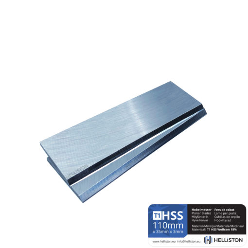 HSS Wolfram 18% Planer blades/ knives 110x35x3mm, 2 pc